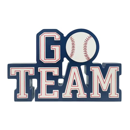 8.5" Go Team Tabletop Sign by Ashland®